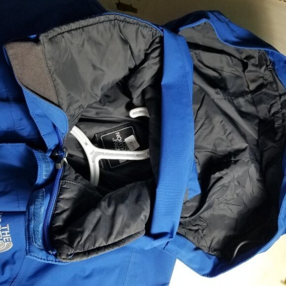 The North Face Hyvent Men's Hooded Jacket Size S Blue - Picture 10 of 10